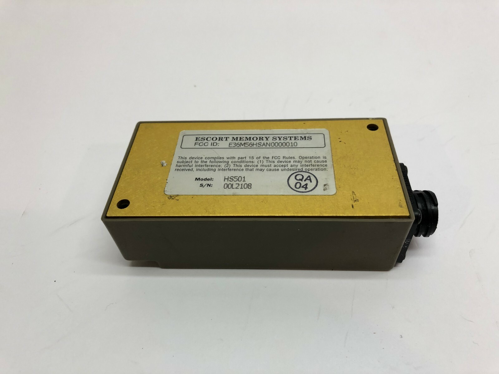 Escort Memory Systems HS501 Read/Write Face-Emitting Antenna, Datalogic