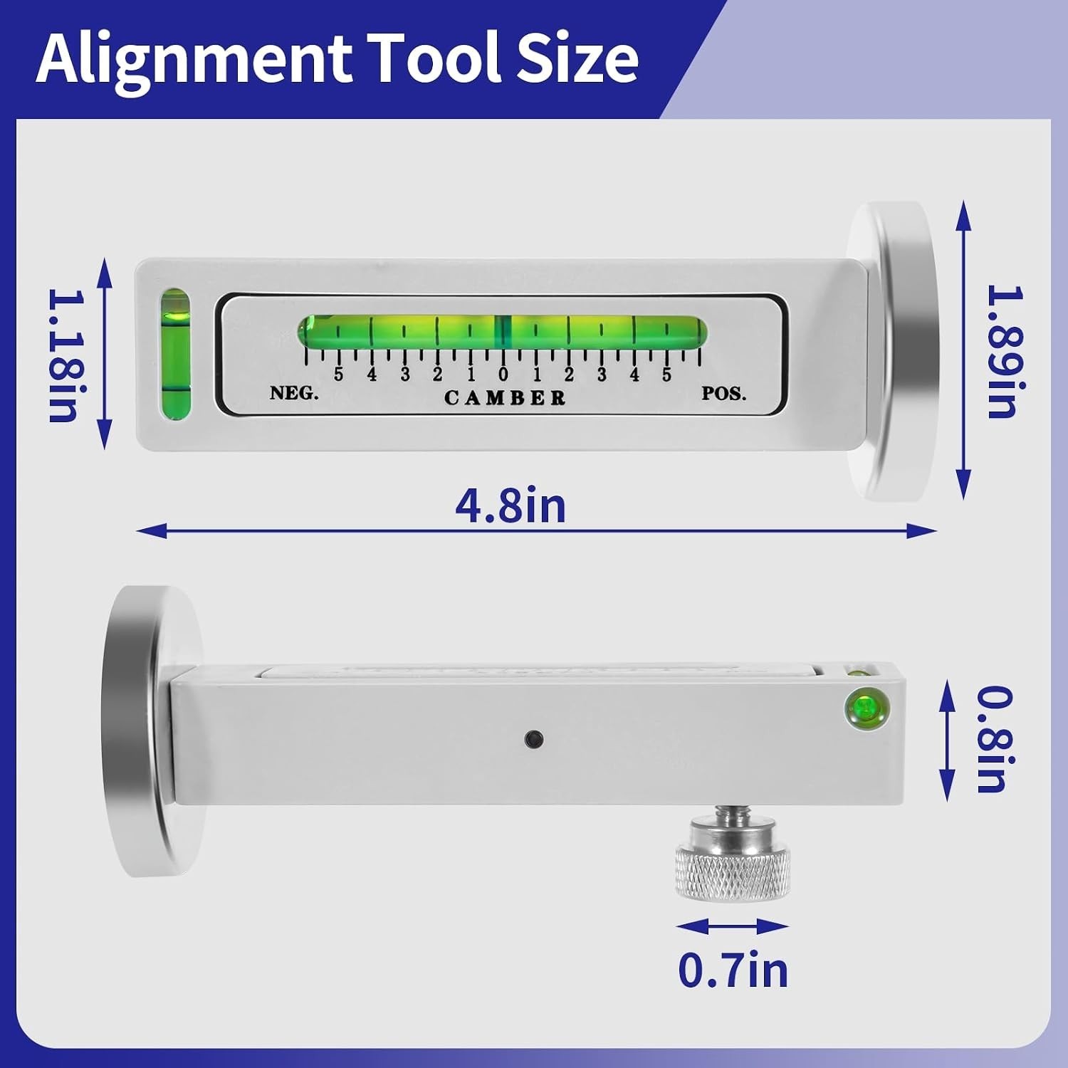 Efficient Adjustable Camber Caster Tool for Accurate Vehicle Alignment - 1 Pack