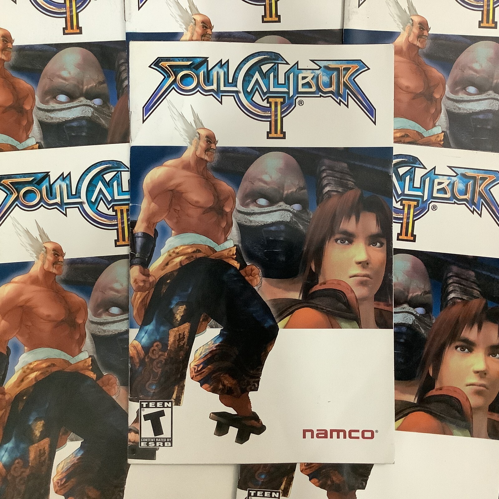 Soul Calibur II PS2 PlayStation 2 Instruction Manual Only