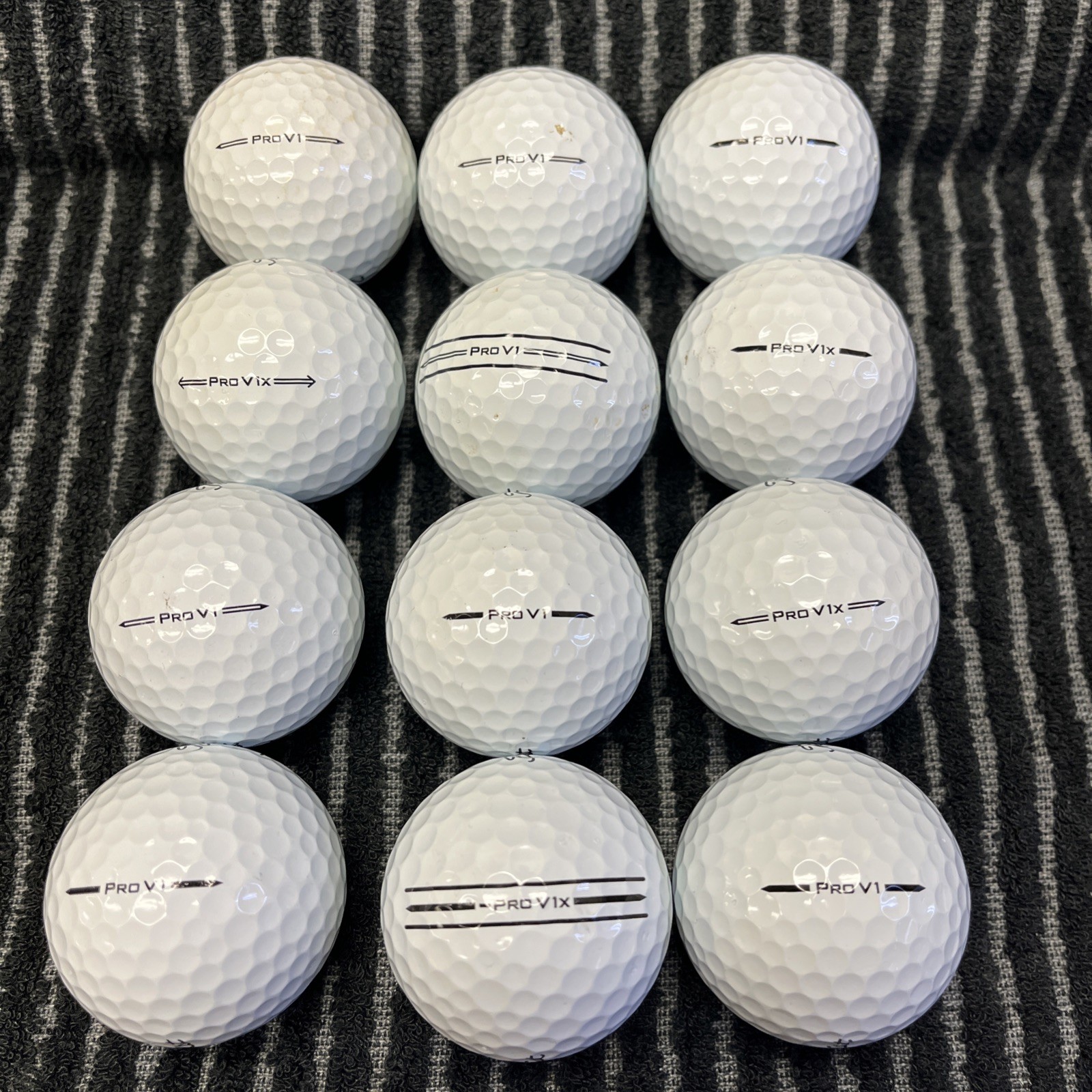 Titleist 5A-4A ProV1 And Prov1x Golf Ball. Dozen