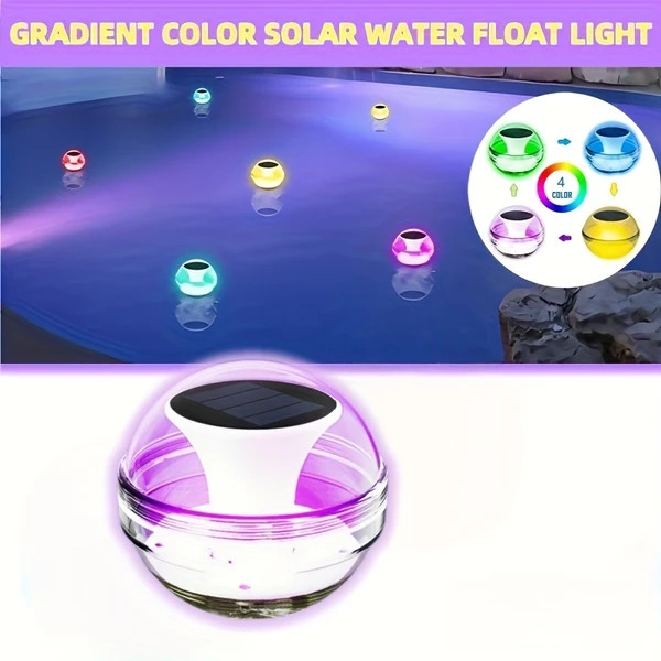 Pool Floating Light Spheres Toy Colorful Solar Rechargeable LED