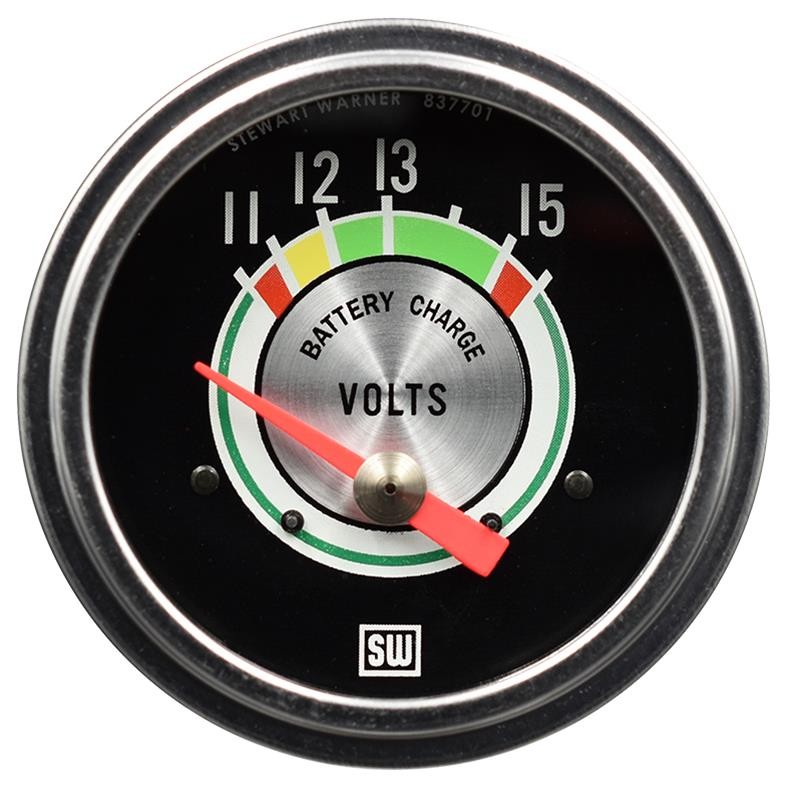 Stewart Warner Custom Deluxe Green Line Analog Gauge 690TM