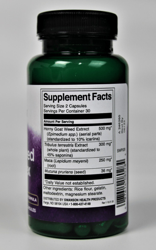 Swanson Horny Goat Weed Complex 60 Capsules