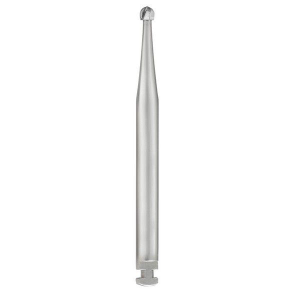 SS White RA #2 SL (surgical length) round carbide bur for slow speed latch