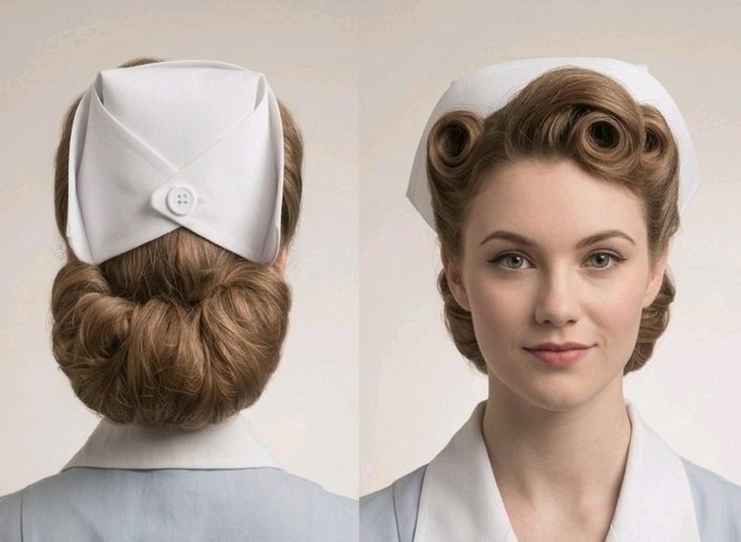 2 Womans Vintage Health Care New Nurse Grad Cap Hat Gift