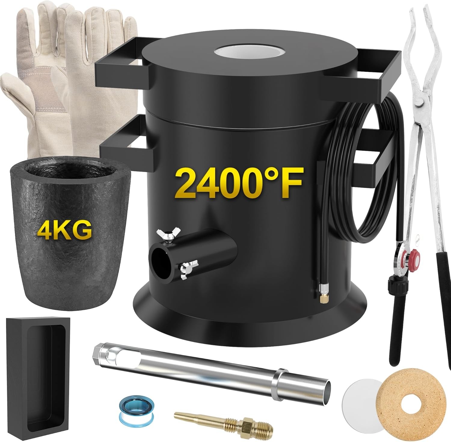 High Temperature Metal Smelting Furnace Kit for Casting