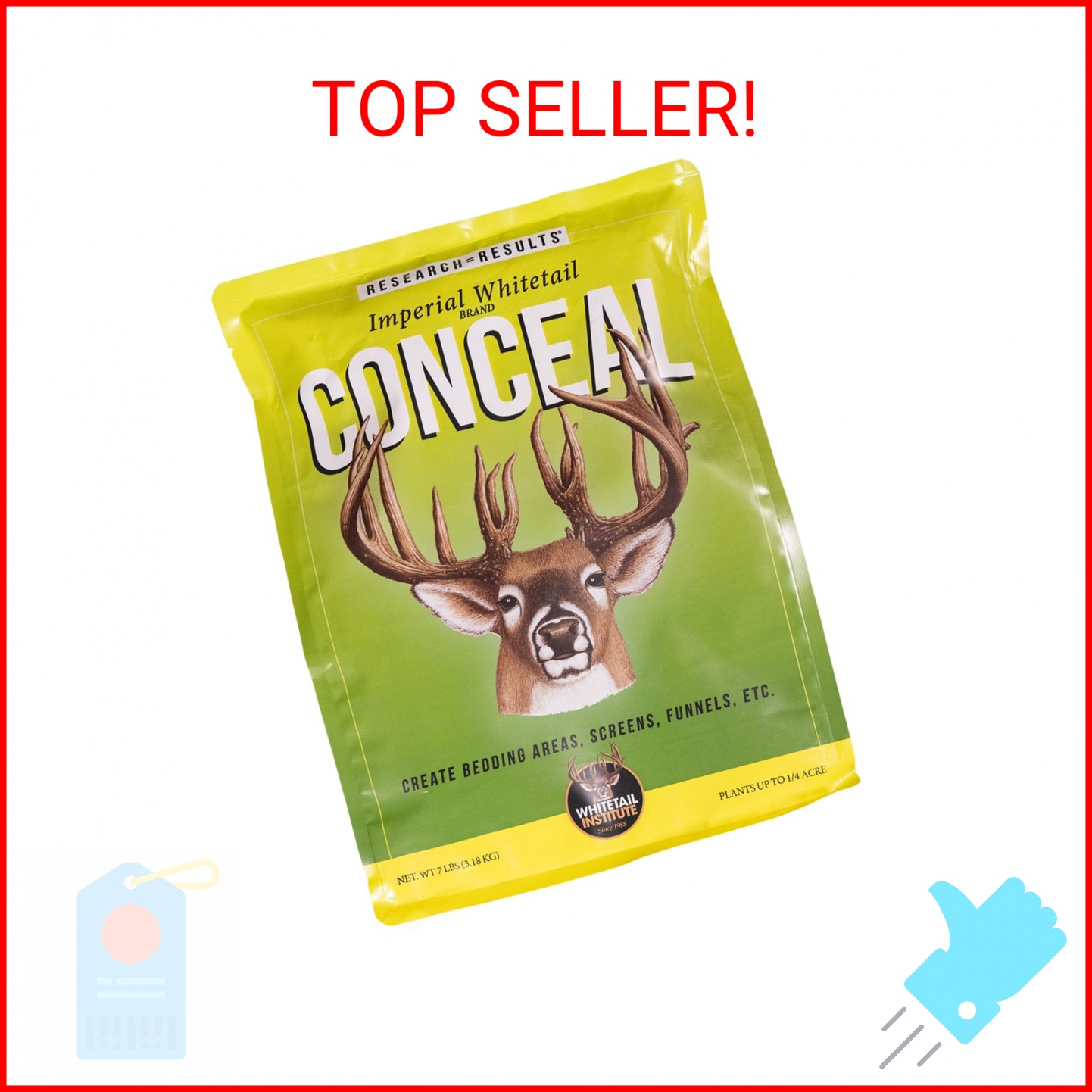 Whitetail Institute Conceal Deer Food Plot Seed for Spring Planting - Provides T