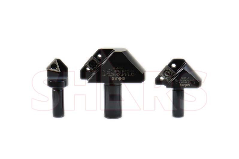 1/4, 1/2, 1-1/4" 82° Indexable Carbide Countersink Chamfering Set New #]