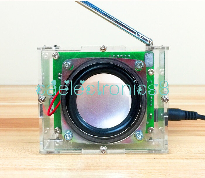 DIY DC4.5-5.5V 87.5-108MHZ Digital Tube Display FM Digital Radio Electronic