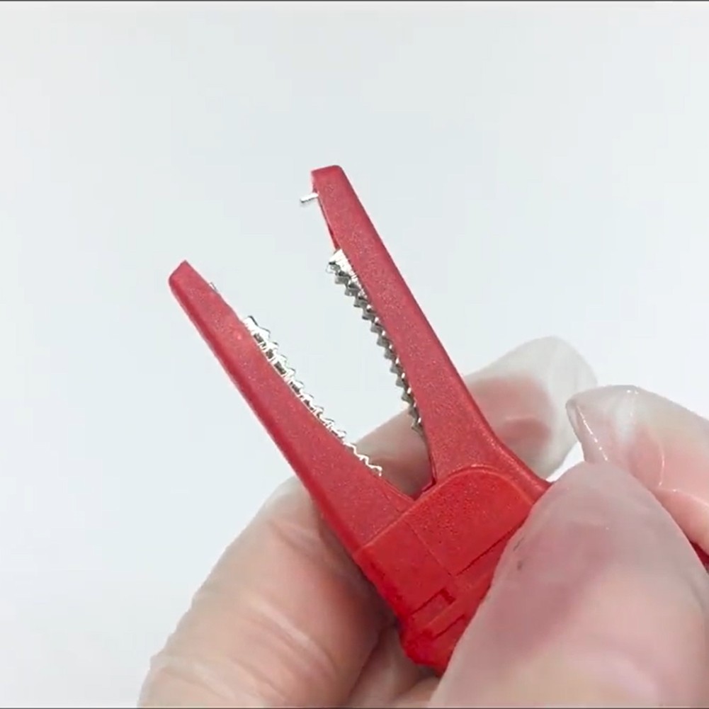 5PCS Copper Crocodile Clips with 1000V32A Rating Perfect for Multimeter Testing