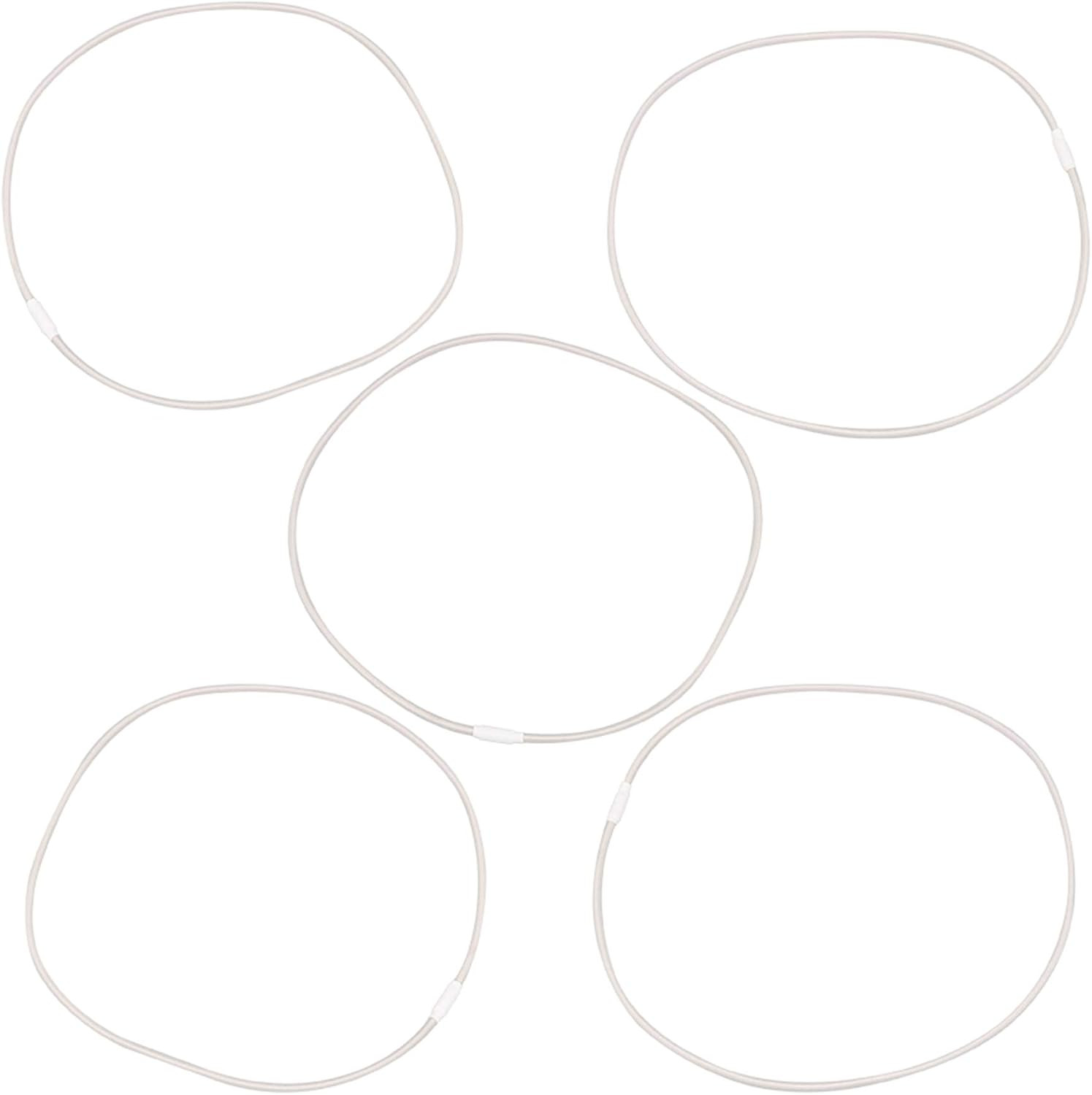 5Pcs Elastic Bands Replacement for U87 Microphone Mount Holder Clamp Clip Gray