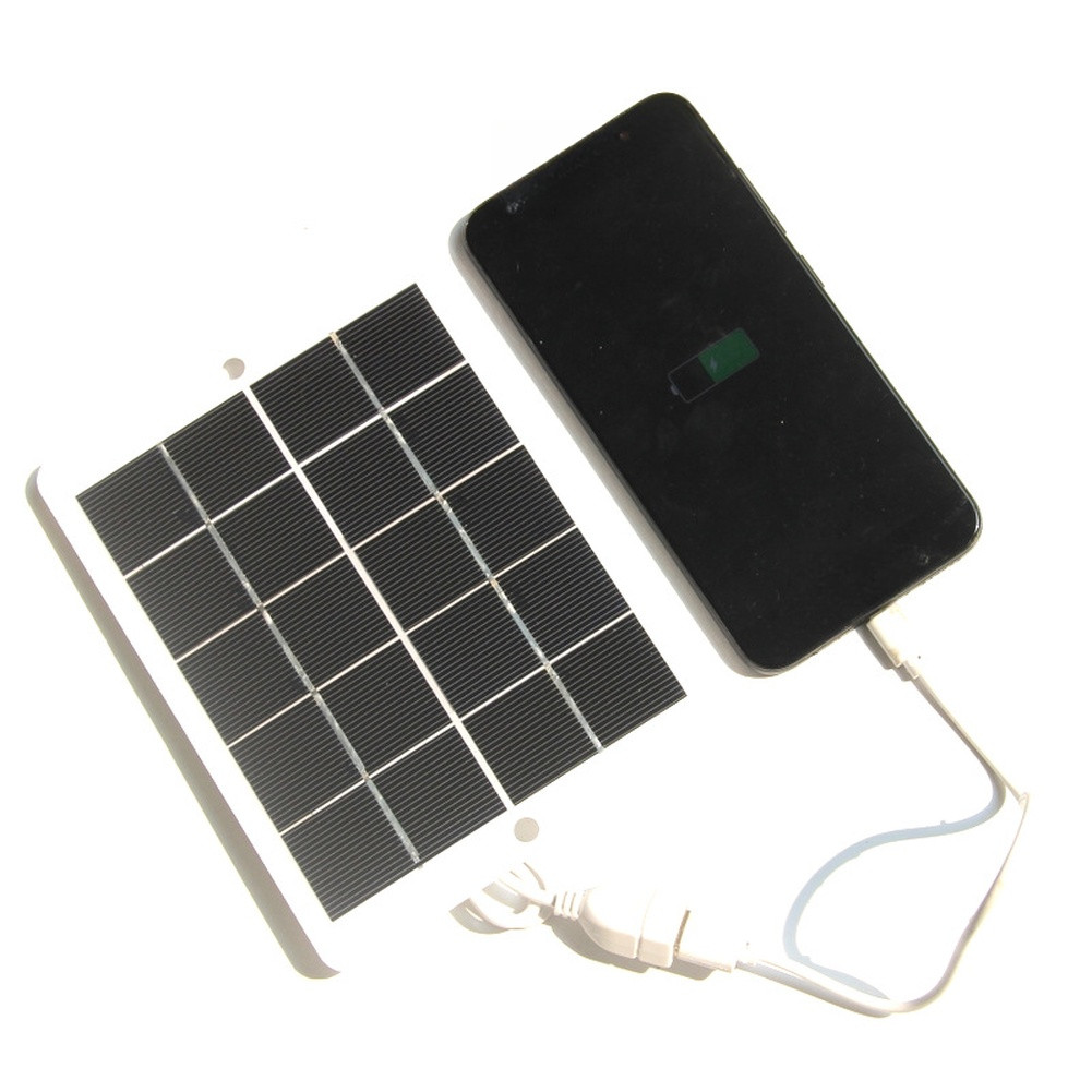 3W 5V Portable Solar Panel Charger USB Output for Outdoor Activities Hiking