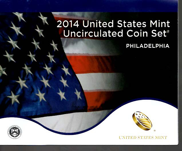 2014 U.S. Mint Set Uncirculated Original Government Packaging SEALED Box !
