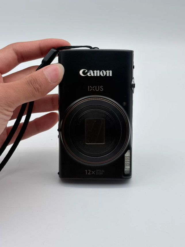 Canon IXUS 285 HS Black 20MP 12x Zoom 25-300mm WiFi Compact Camera Excellent