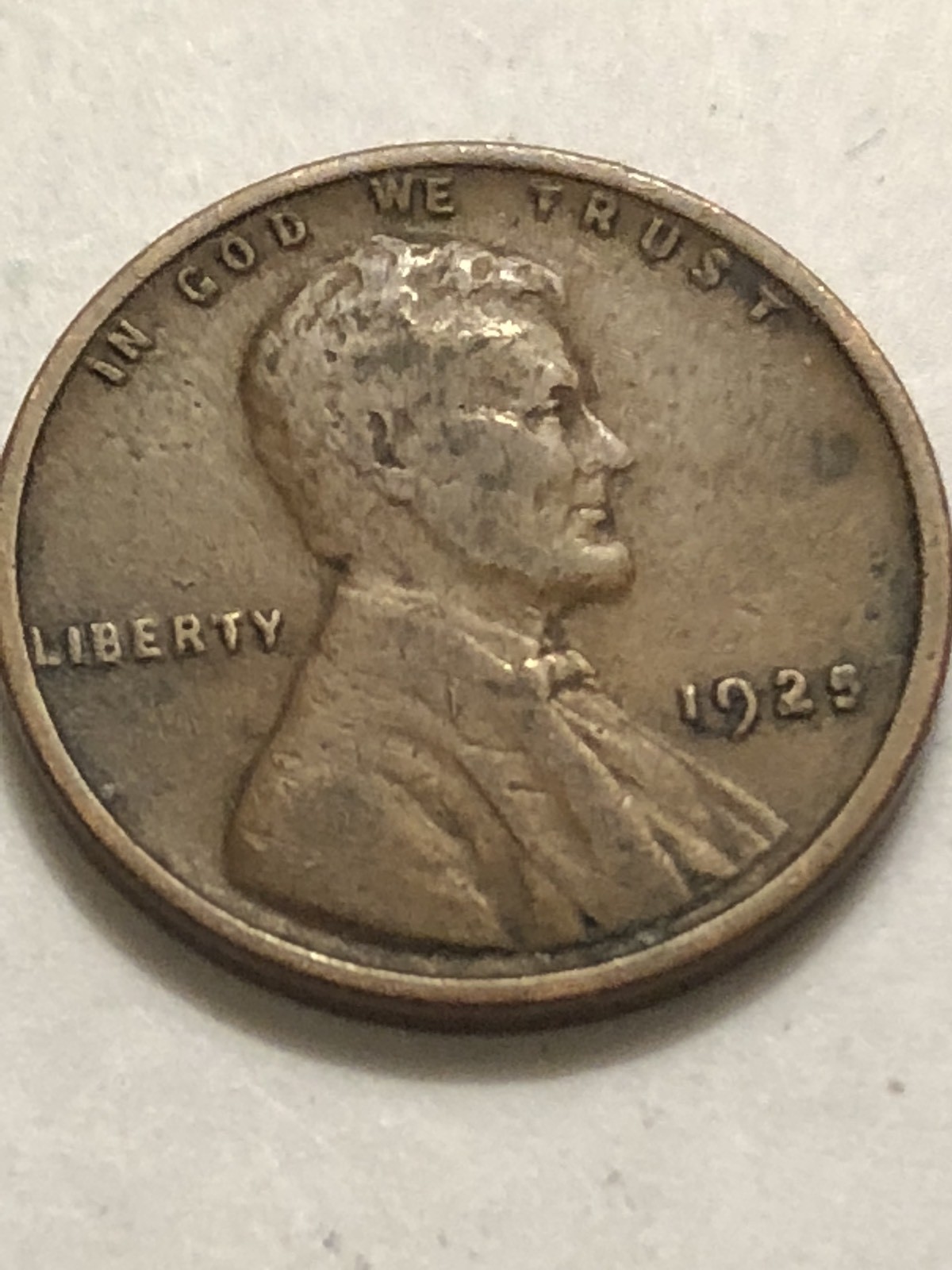1925 Lincoln Wheat Cent doubled die DDO-001 Lot#7 Free Shipping