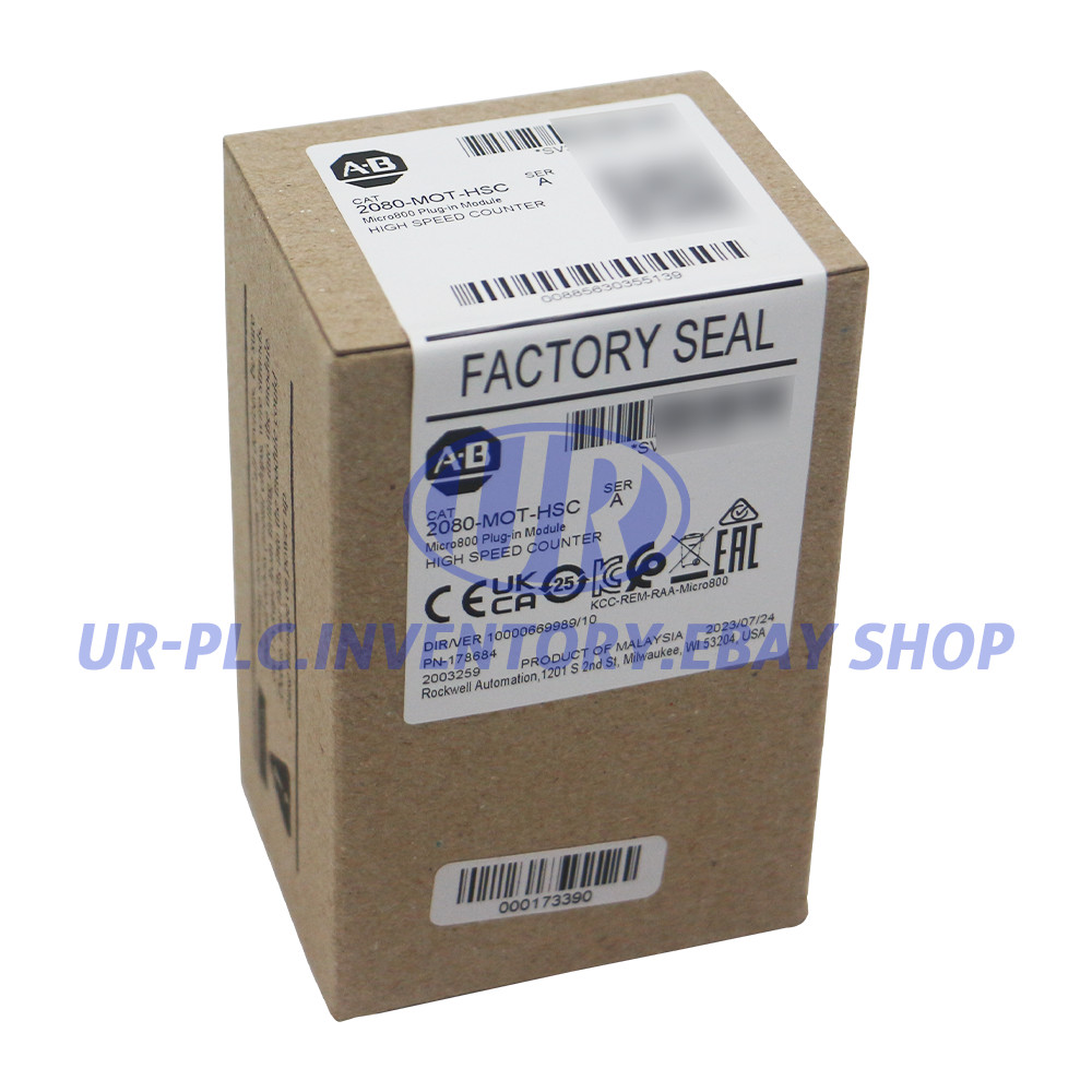New Allen Bradley 2080-MOT-HSC Micro800 250KHz HSC Plug-In