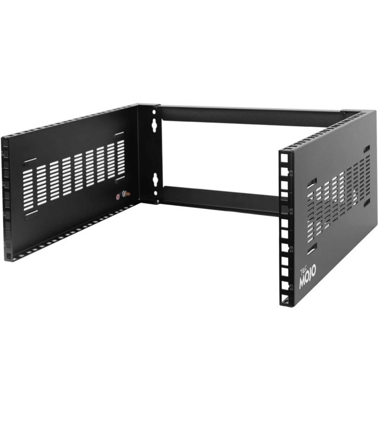 Tecmojo 4U Wall Mount Rack,4U Rack 14 inch Depth,19" Network (New), Black