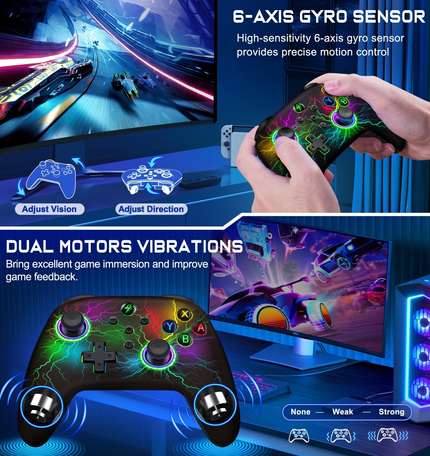 Nintendo Switch Wireless Pro Controller Gamepad For Nintendo Switch/Switch OLED