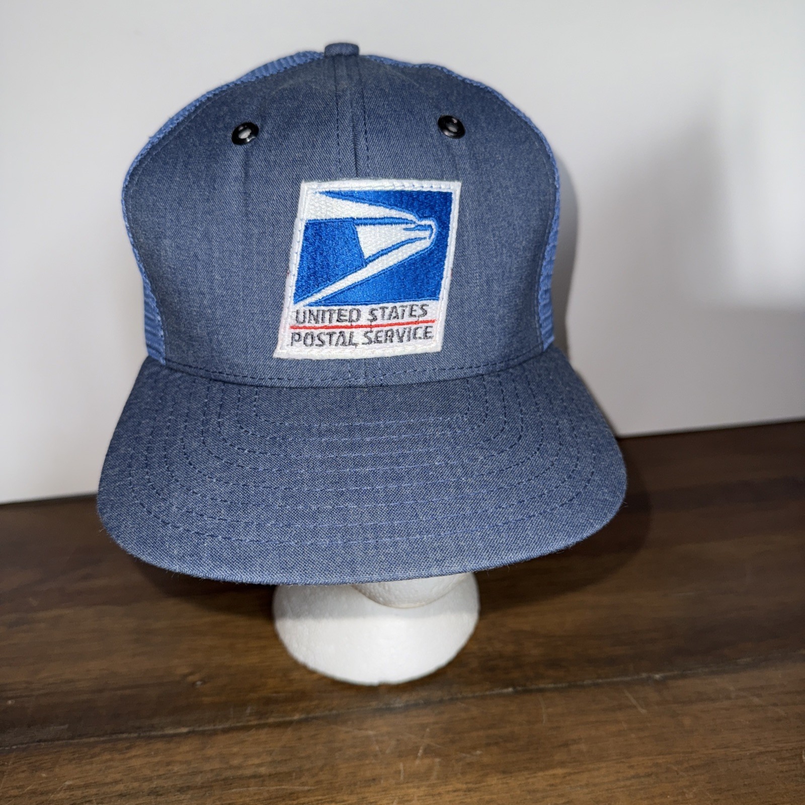 USPS United States Postal Service Hat Snapback Mesh Trucker Carrier Cap USA Made