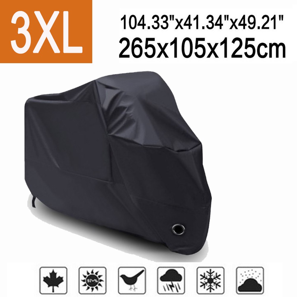 3XL Motorcycle Cover Waterproof Dustproof Sunproof For CBR VT VLX VTX Shadow