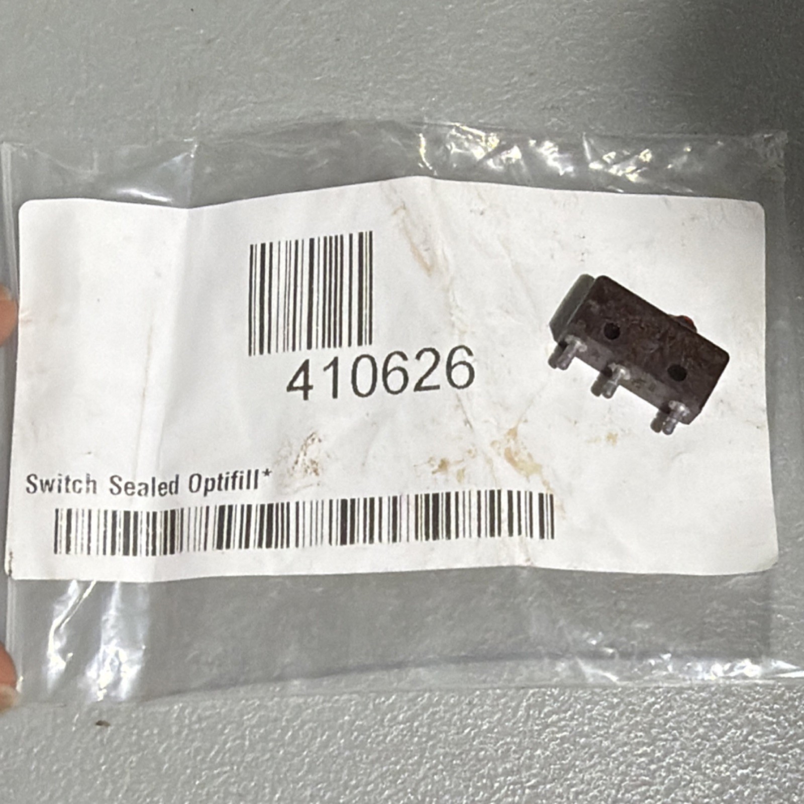 410626 switch sealed Optifill Micro Sealed Microswitch On/Off Control Equipment