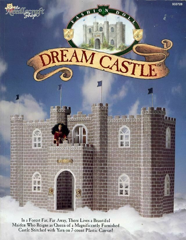 Dream Castle Plastic Canvas Barbie Fashion Doll Magnificently Furnished RARE NEW