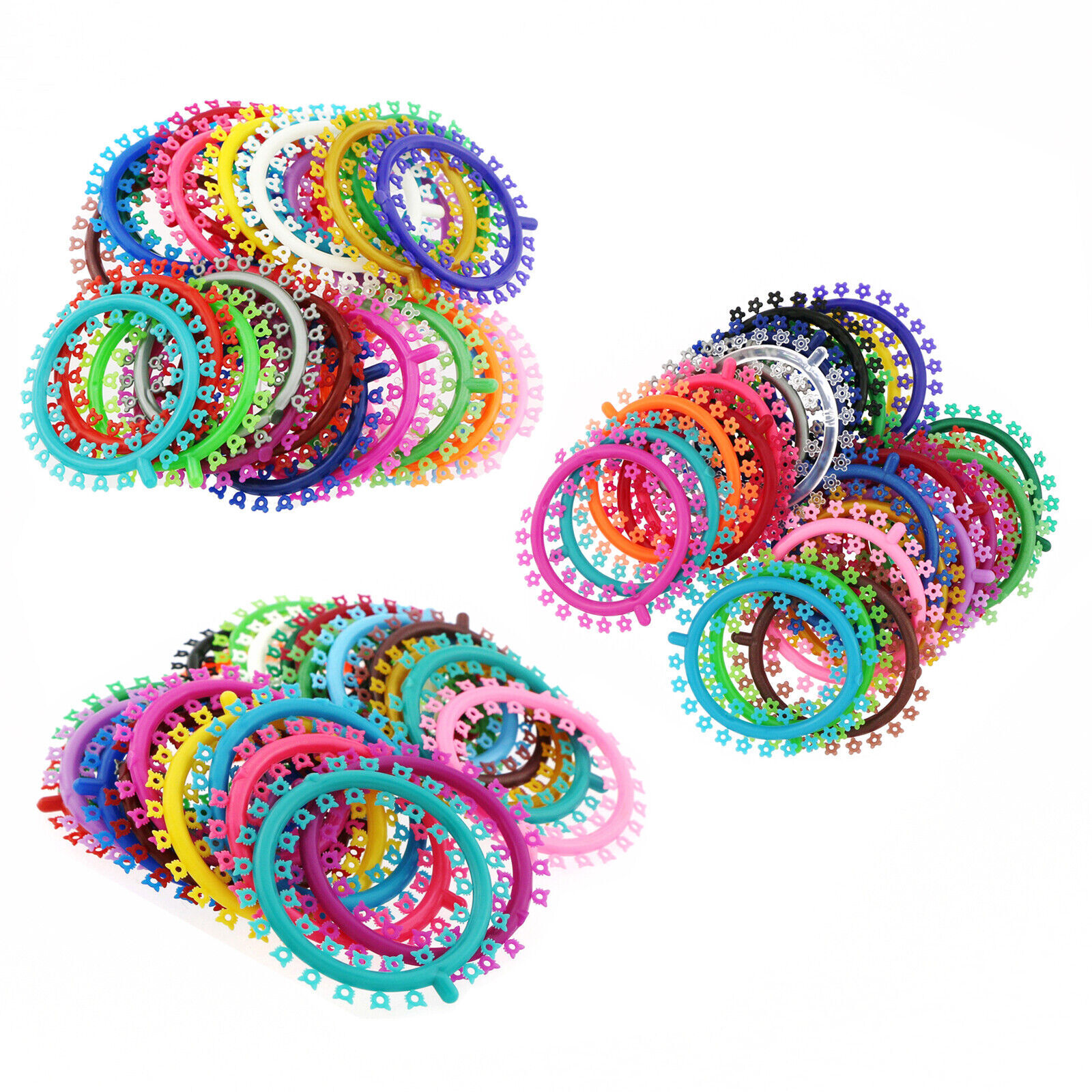 Orthodontic Cartoon Ligature Ties O-Ring Elastic Bands Braces 1000 ties