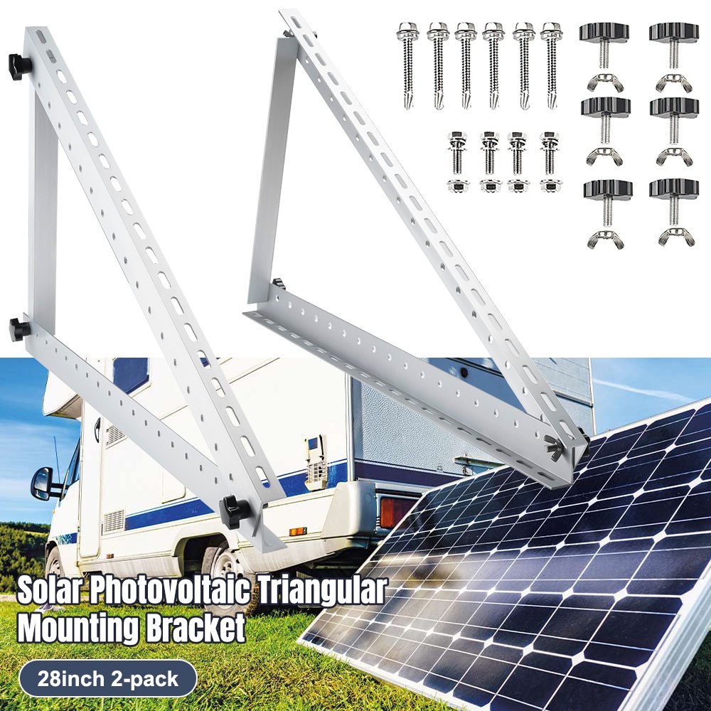 28"Solar Panel Mounting Brackets Adjustable Angle Solar Panel Tilt Mount Bracket