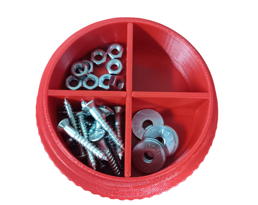 Craftsman Tools Threaded Container – Screw & Parts Heatproof Storage Box