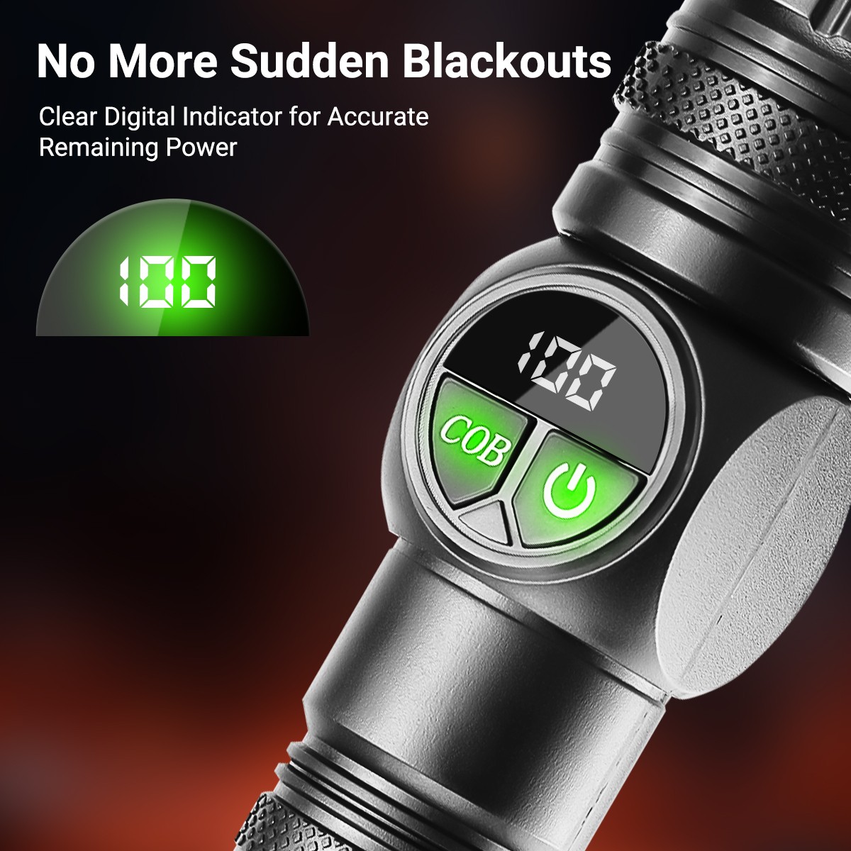 Super Bright 99000000 Lumen LED Magnetic Flashlight Rechargeable LED Work Lights