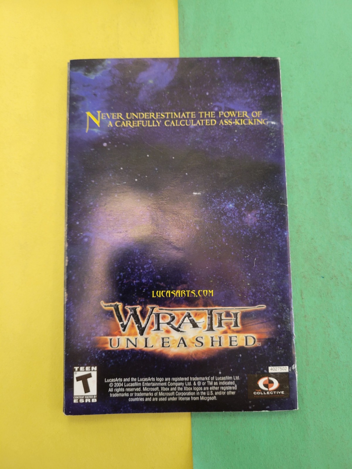 Wraith Unleashed Microsoft XBOX Instruction Manual Only