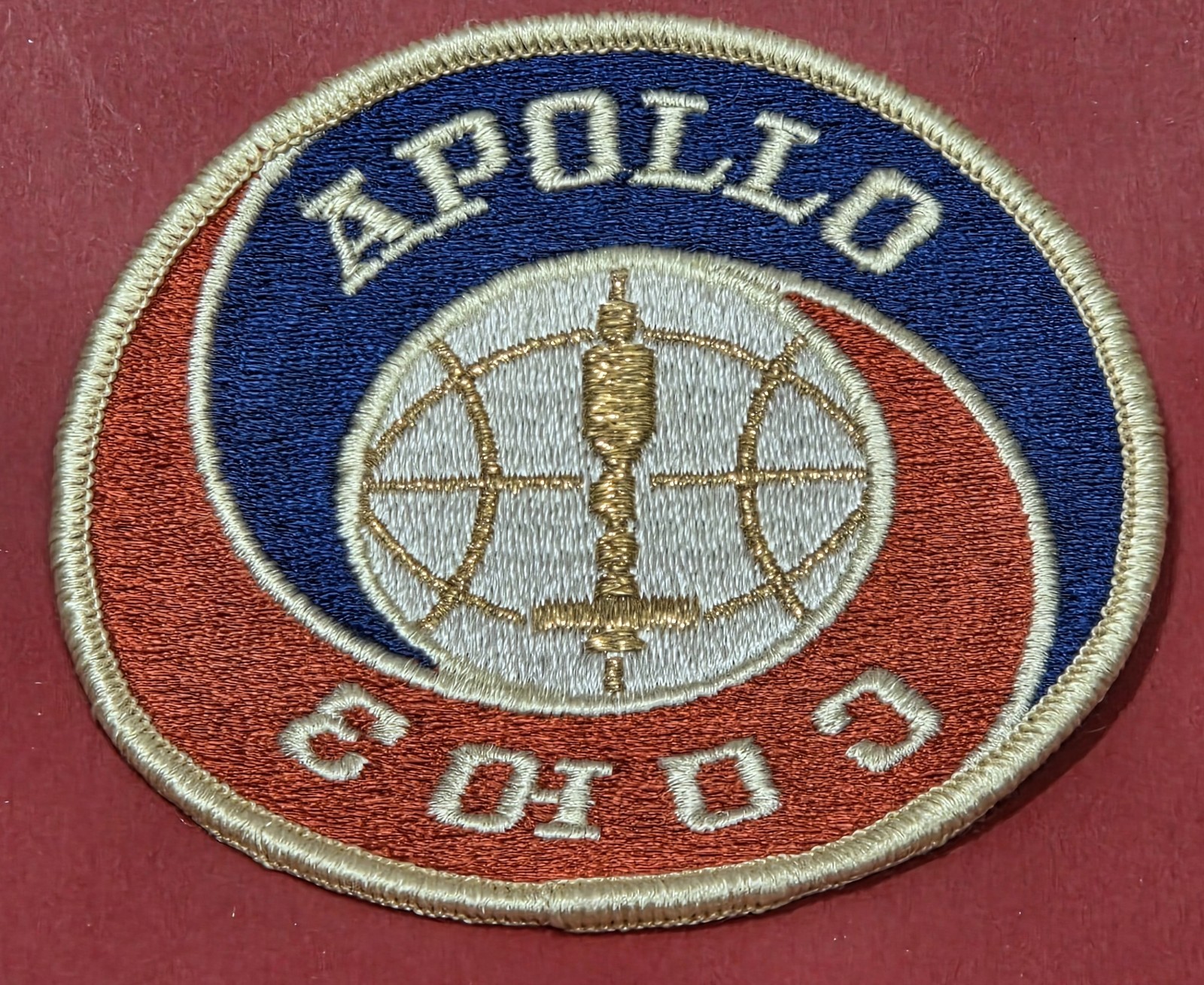 NASA Apollo-Soyuz 1975 Space Program 4" Patch United States & Russia Sewn On A