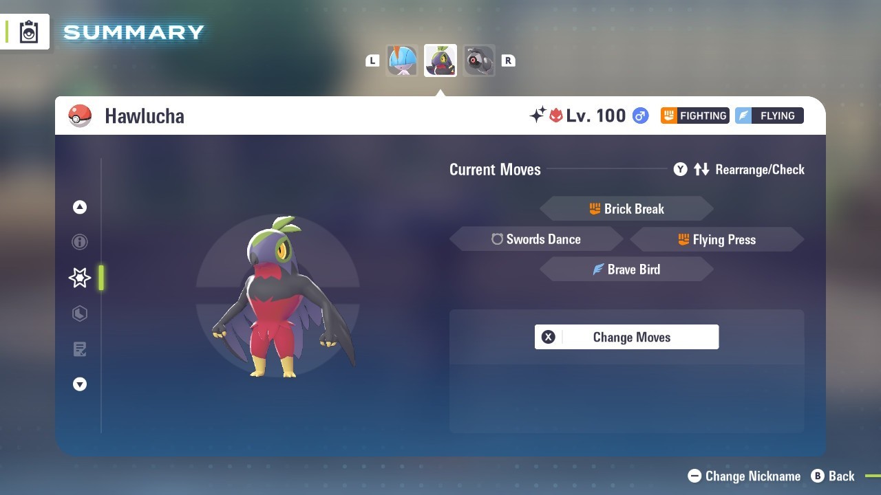 Pokemon Legends ZA ✨ 6IV Shiny Alpha Hawlucha✨Fast 🚀