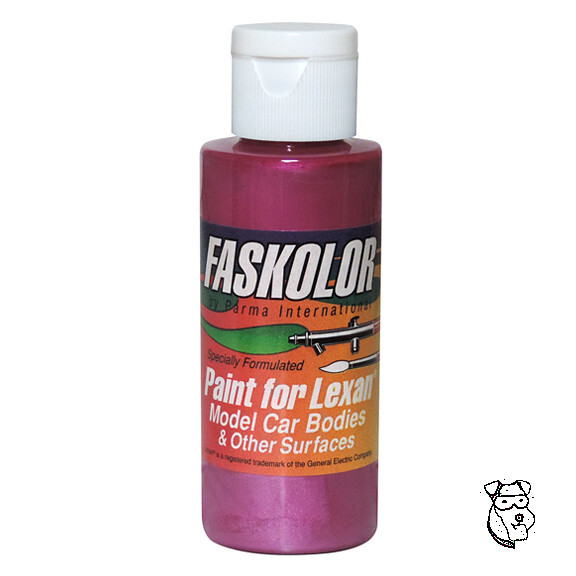 FASKOLOR #40303 PEARL RAZBERRY Airbrush Paint RC Body Car Truck - PARMA