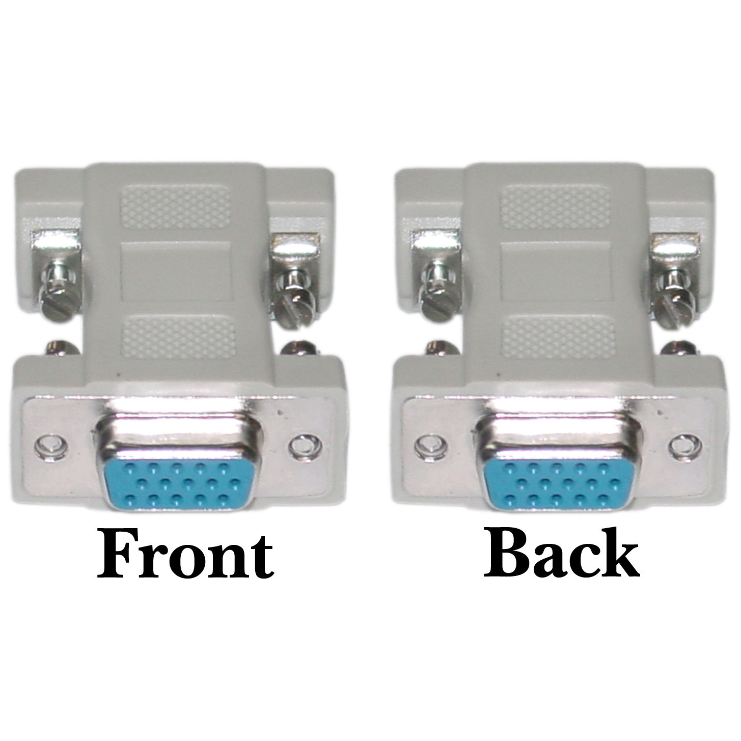 VGA Coupler / Gender Changer, HD15 Female to HD15 Female   30H1-06400