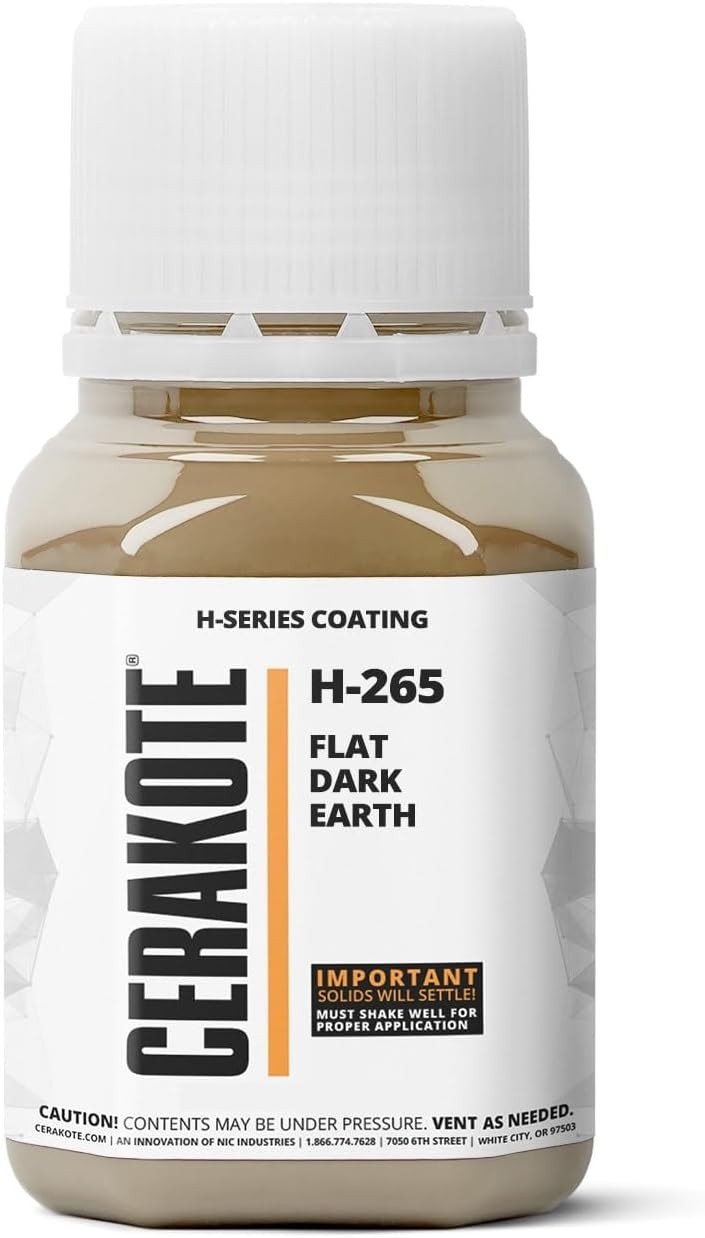 Cerakote H-Series Oven Cure H-265P Flat Dark Earth (16oz) Part B