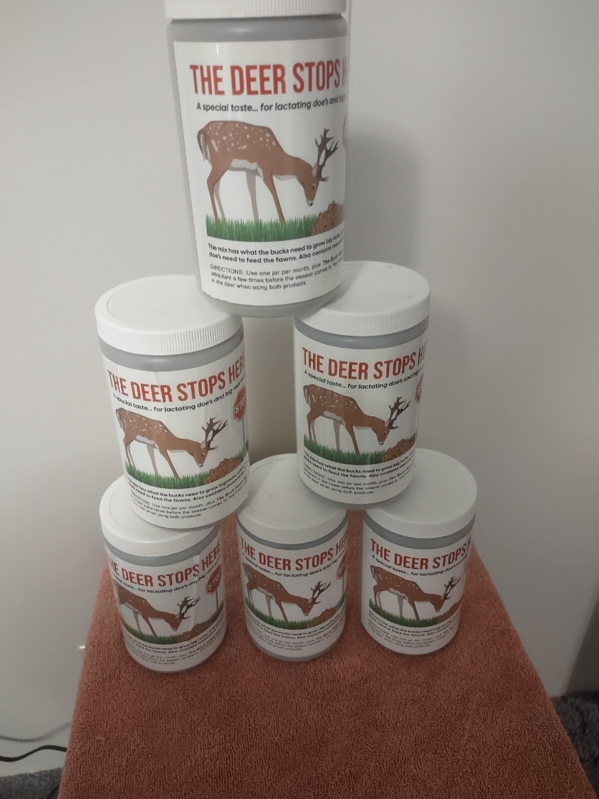 deer mineral With A Attractant Added And A Additive To Control Or Cure CWD