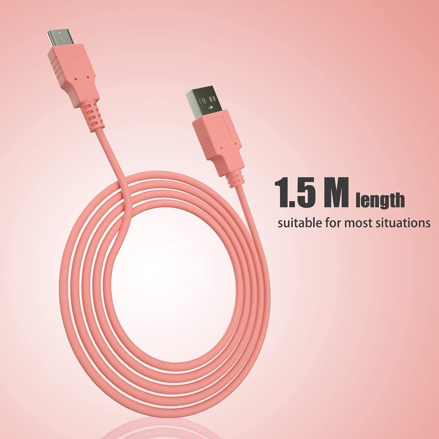 Nintendo Switch USB-C Charging Cable for Lite & Pro Controller, 4.92 ft | Nin...