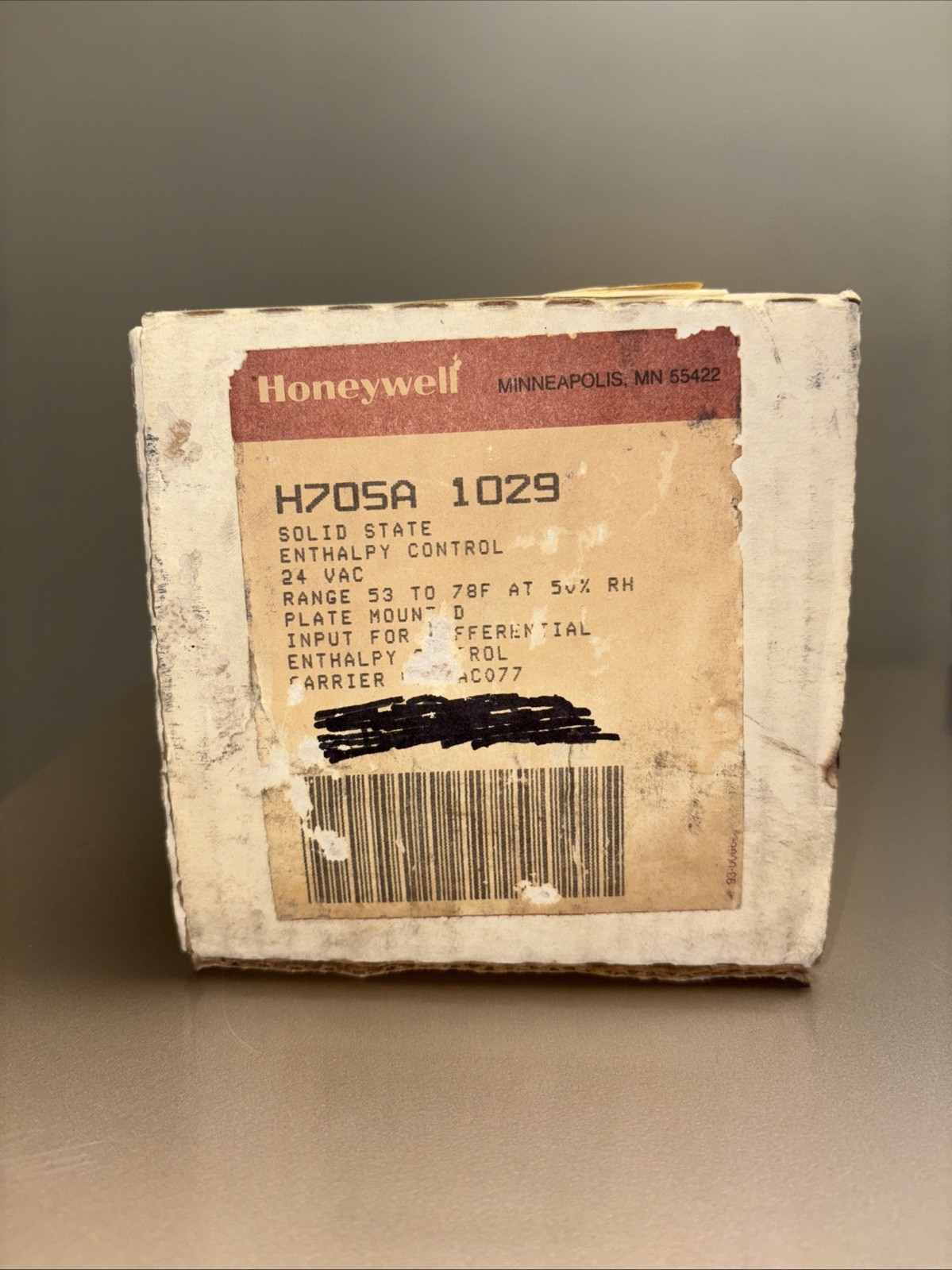 Honeywell Enthalpy Control H705A1029
