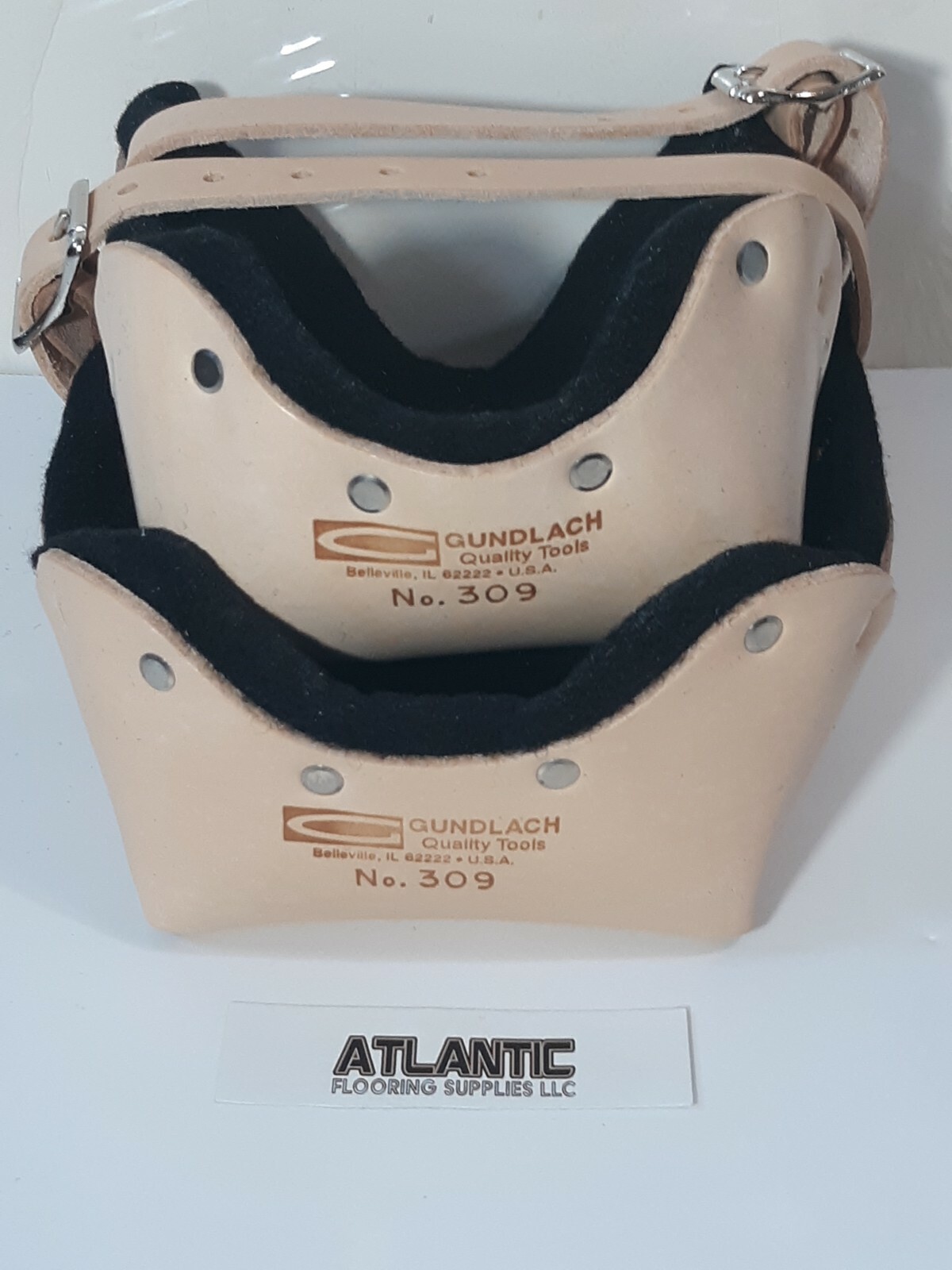 Gundlach 309 Leather Knee Pads with Buckle