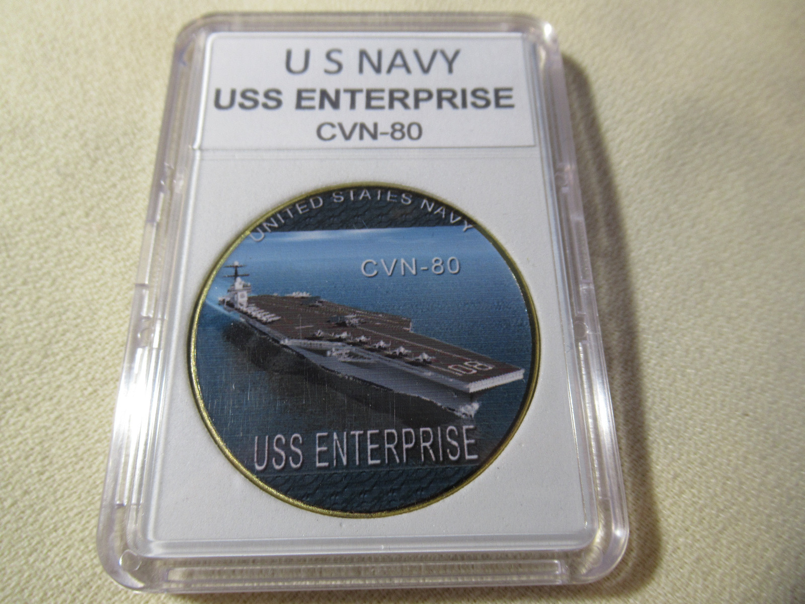 US NAVY - USS ENTERPRISE (CVN-80) Challenge Coin