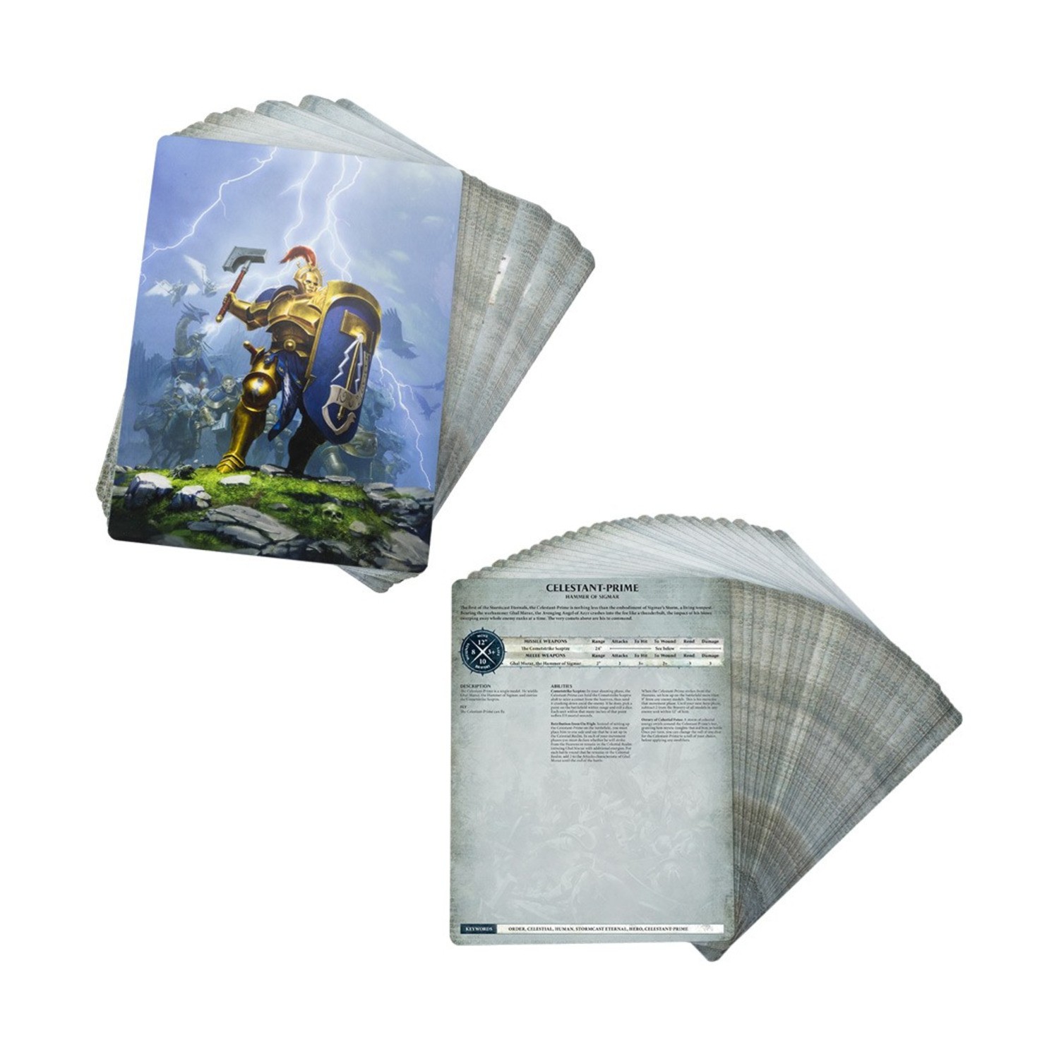 Warscroll Cards - Stormcast Eternals (2nd Ed 2017) NM