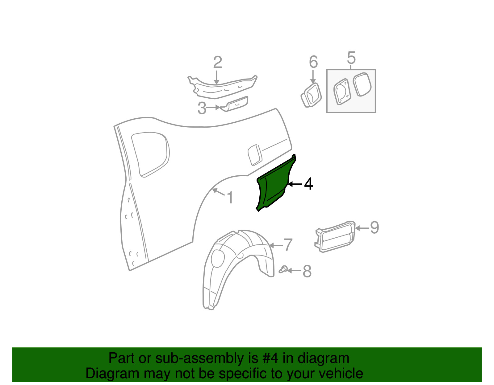 Genuine GM Lower Panel 10289997