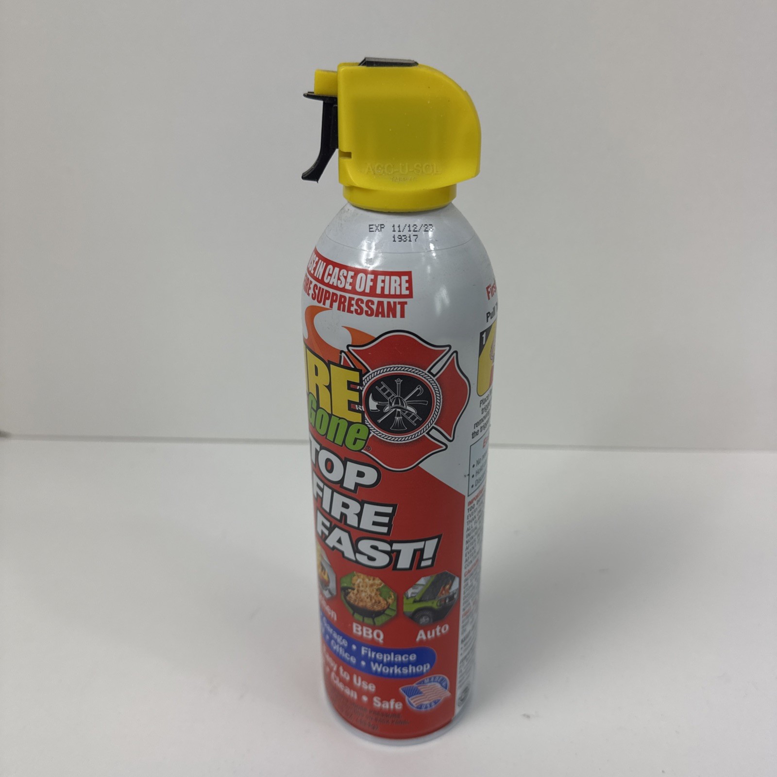 Fire Suppressant Extinguisher -16 Oz- Fire Gone Brand (NEW)