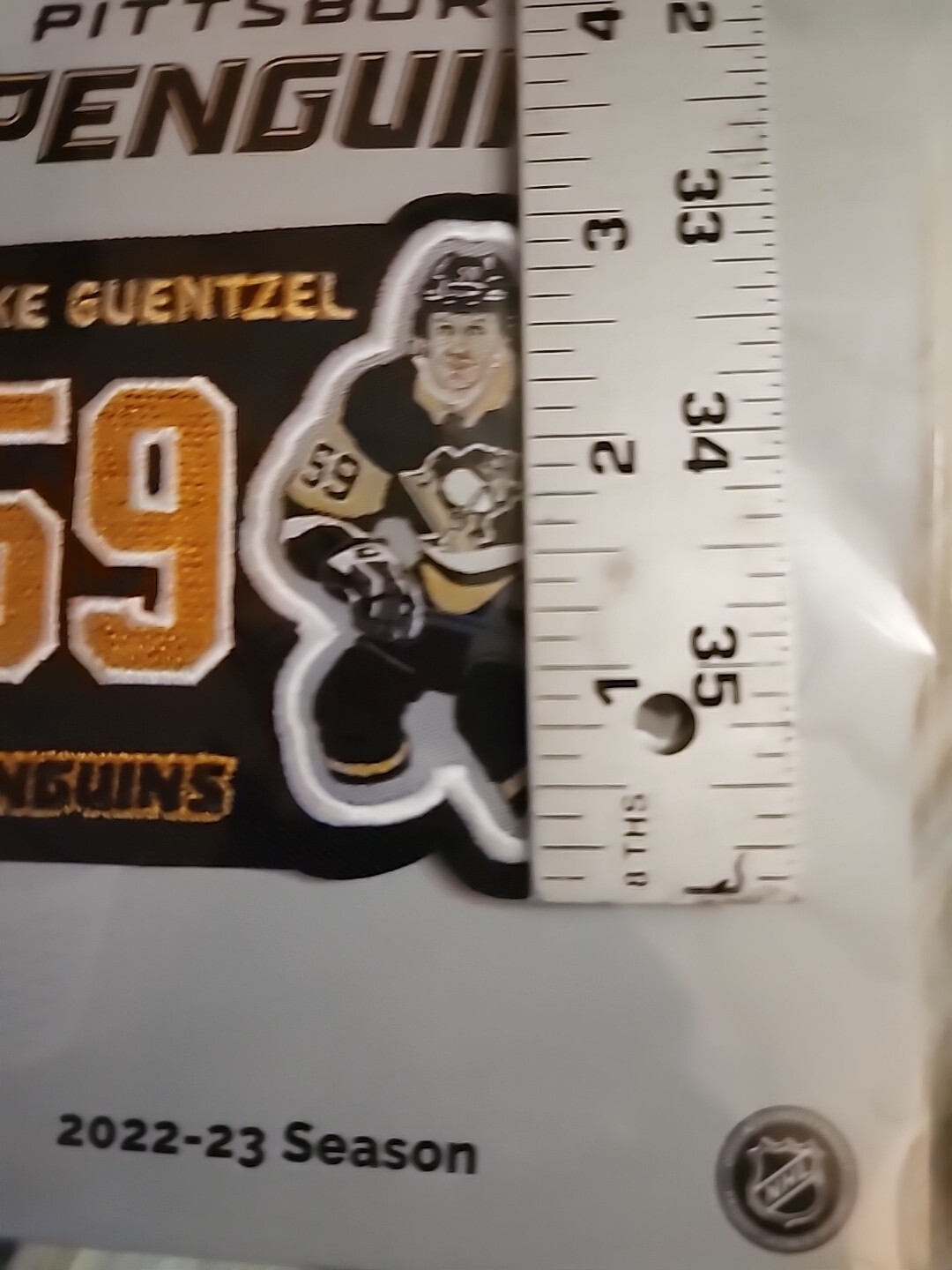 JAKE GUENTZEL #59 PITTSBURGH PENGUINS PLAYER PATCH New