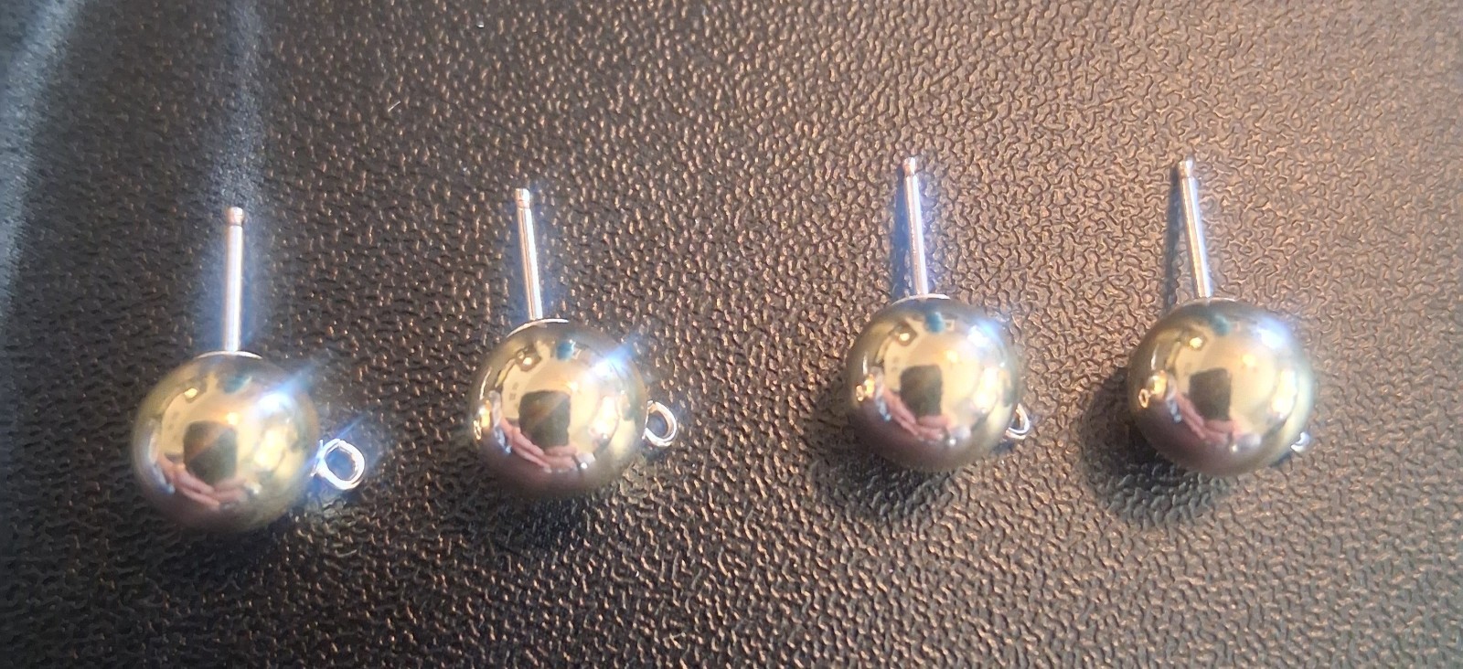 4 Ball Stud Earring Findings 14k Gold Filled 5mm