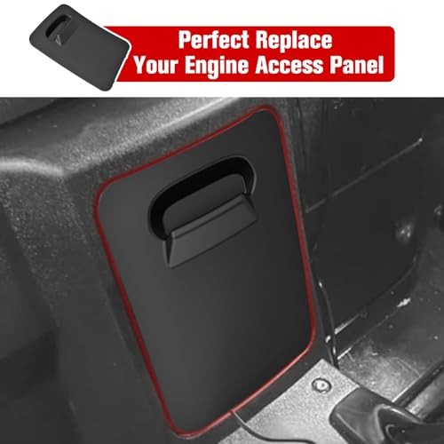 Polaris Engine Access Panel, Black Engine Panel for 2014-2023 Polaris RZR 4