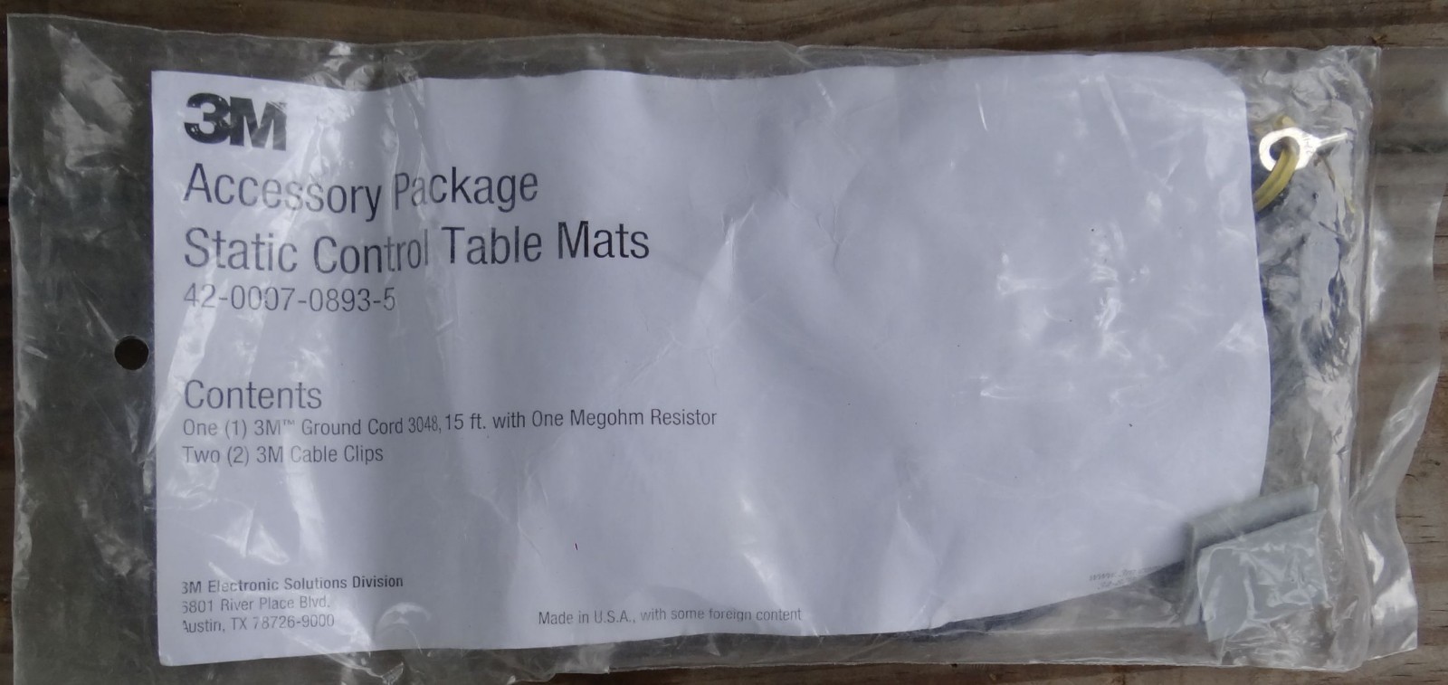 3M 43-0007-0893-5 STATIC CONTROL TABLE & FLOOR MATS ACCESSORY PACKAGE