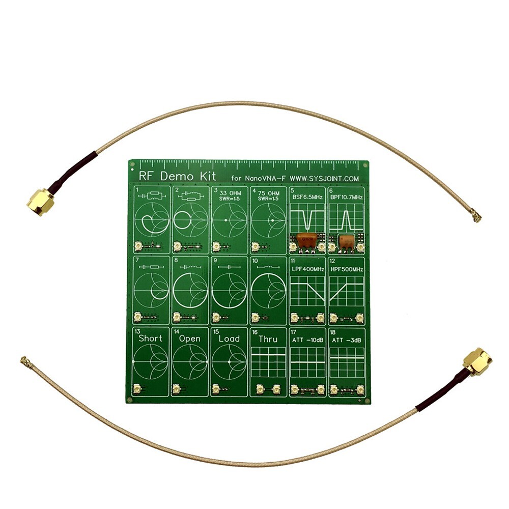 RF Demo Kit NanoVNA-F RF Test Board For HAM Vector Network Analyzer ot25