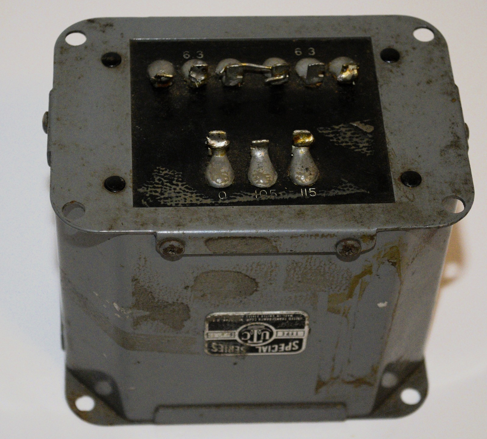 Vintage UTC  S-70 Filament Transformer 105v 115v to 6.3v for tube application